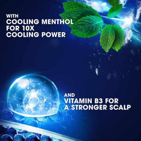 Qingyang Men's Cool Sport Mint Shampoo 200ml | 100% Dandruff-Free, Nourishes Scalp